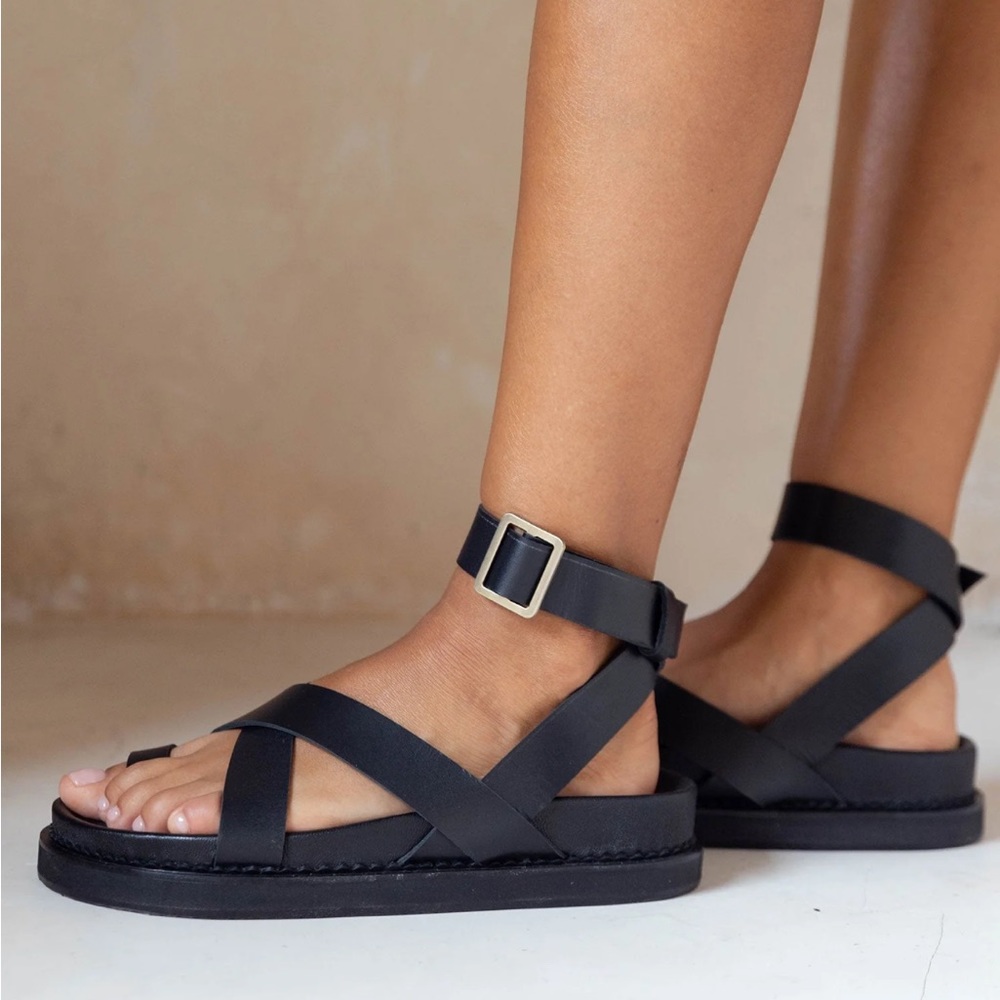 NWT Leather handmade sandals